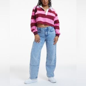 Juniors' SO® Cropped Polo Shirt